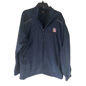 Core 365 Navy Blue Windbreaker for Men Dunkin’ LOGO Size L